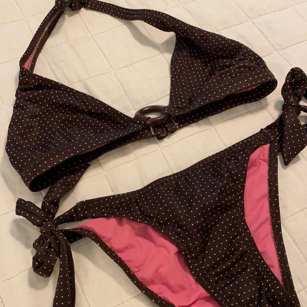 two piece bathing suit